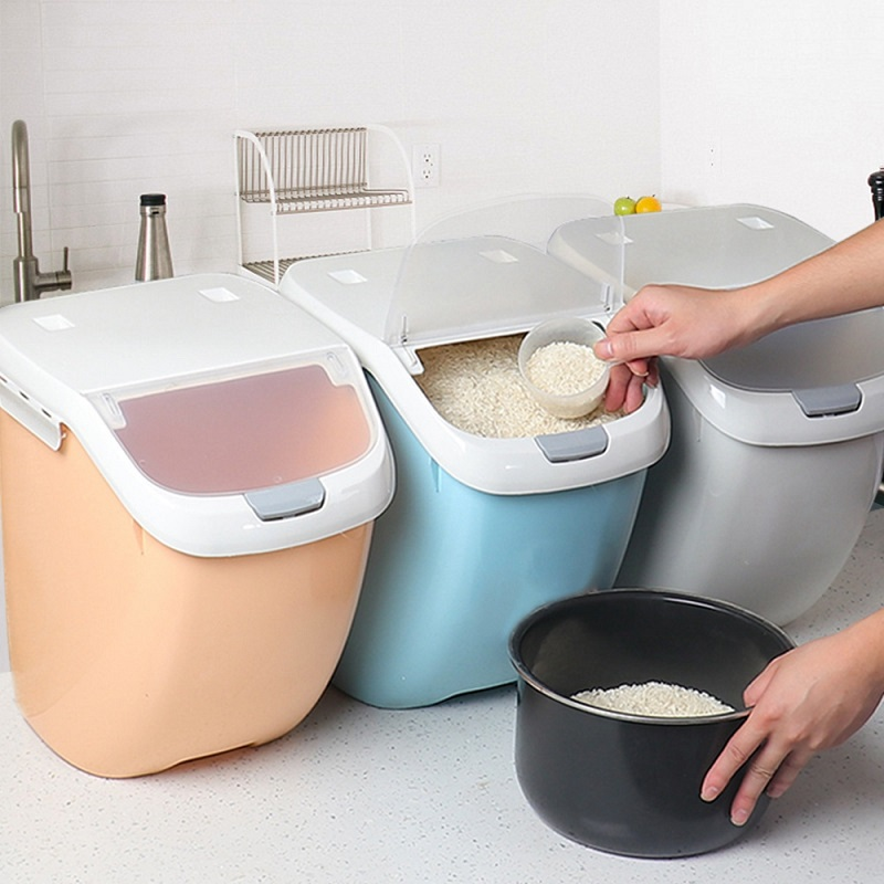 Sealed Rice Storage Box with Airtight Lid