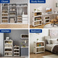 Collapsible Storage Bin Organizer, Stackable Cube Large Plastic Storage Box With Lid And Wheels