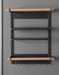 Magnetic Kitchen Towel Rack and Storage Organizer