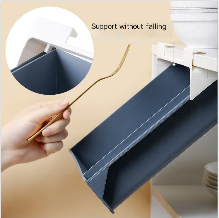 Kitchen Hanging Hook Storage Rack with Drawer Organizer