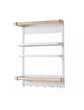 Magnetic Kitchen Towel Rack and Storage Organizer