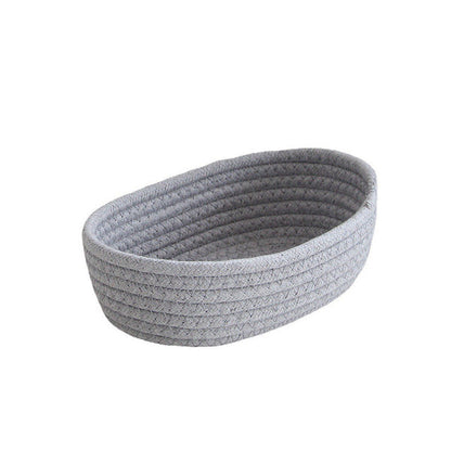 Scandinavian Cotton Rope Storage Basket Organizer