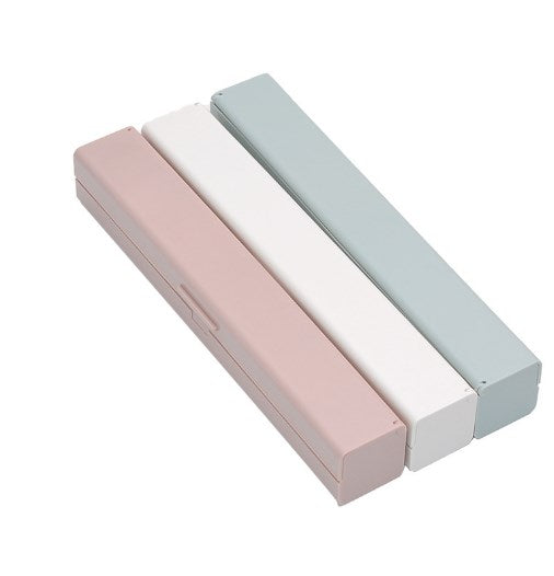 Food Wrap Cutter Box with Hidden Stainless Steel Blade