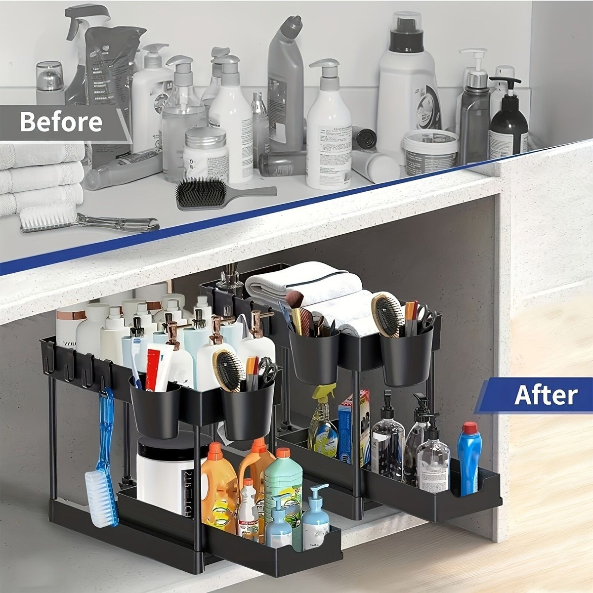 Pull-out Table Storage Rack